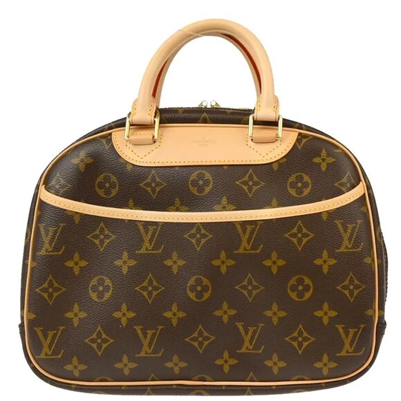 Louis Vuitton Monogram Trouville Handbag M42228 BA1014 124709 - Picture 1 of 10